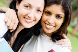 Two female friends