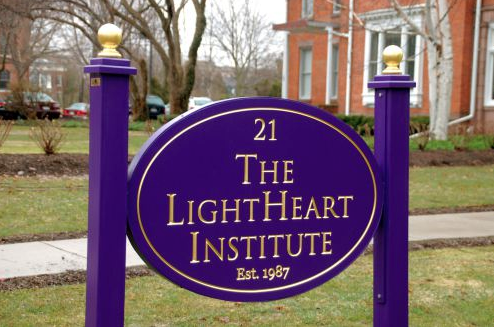 The LightHeart Institute front sign
